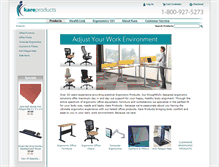 Tablet Screenshot of kareproducts.com